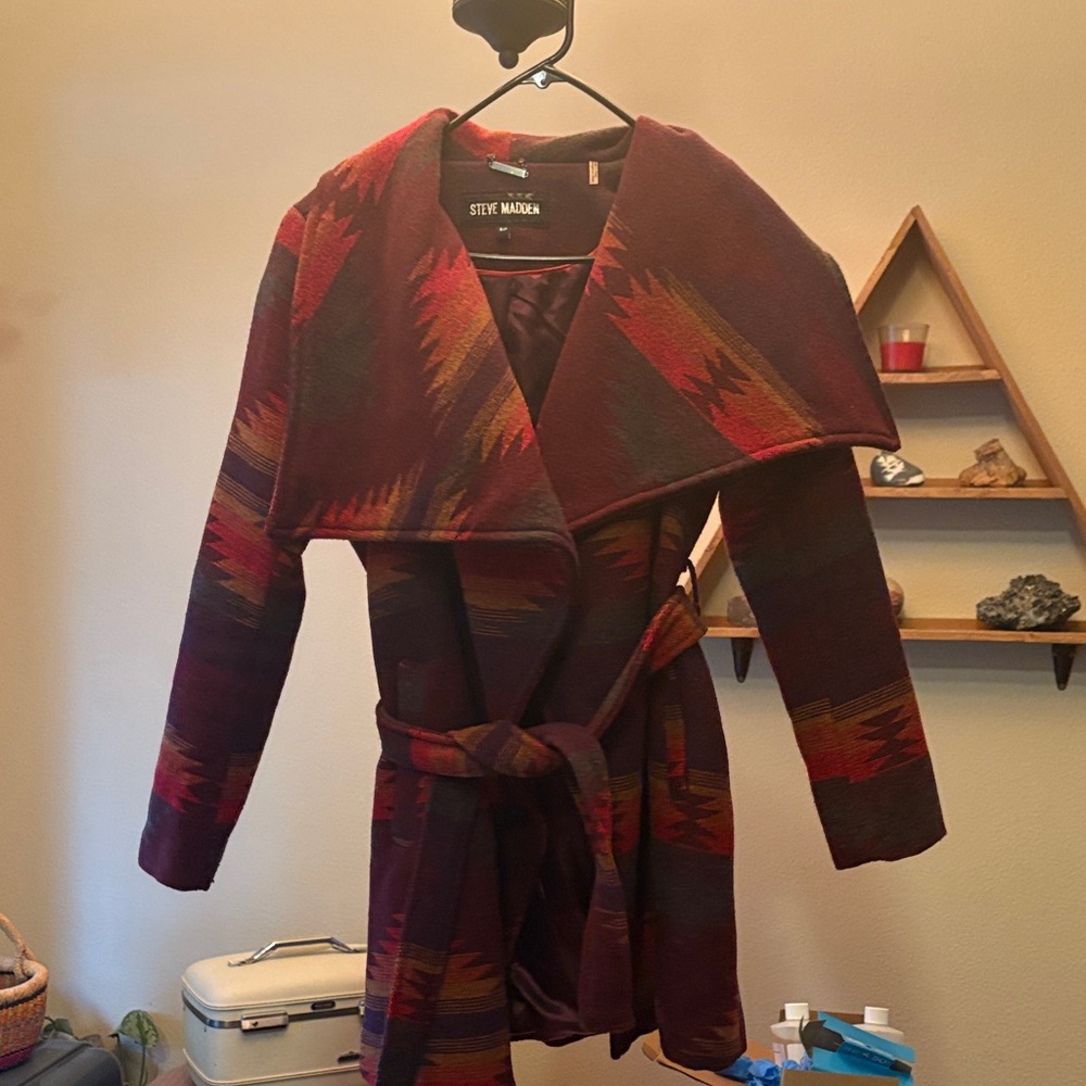 Steve Madden Western Pattern Coat - image 2